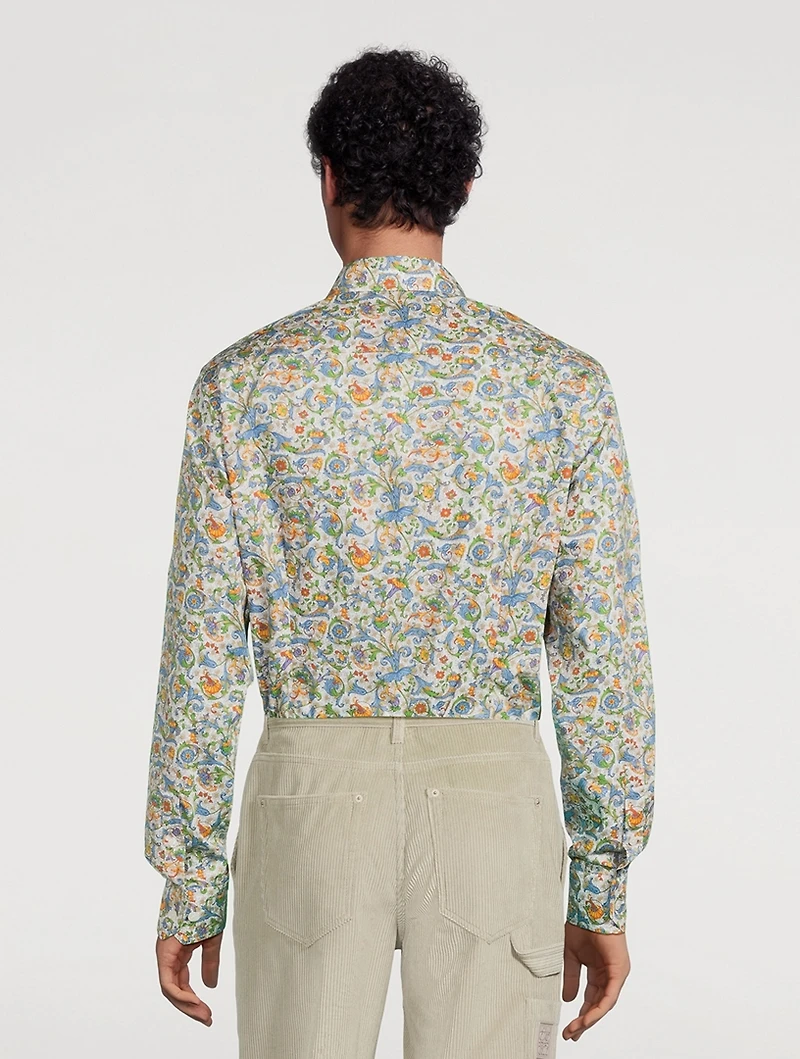 Contemporary Fit Floral Print Shirt