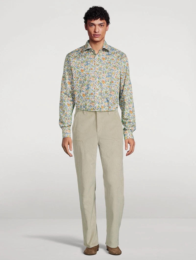 Contemporary Fit Floral Print Shirt