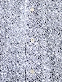 Slim Fit Micro Floral Print Shirt