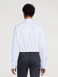 Contemporary Fit Striped Cotton Tencel™ Shirt