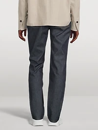 Mid-Rise Slim Jeans