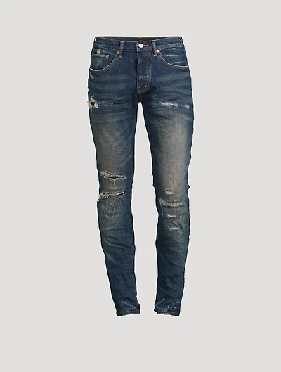 P001 Stretch Skinny Low-Rise Jeans