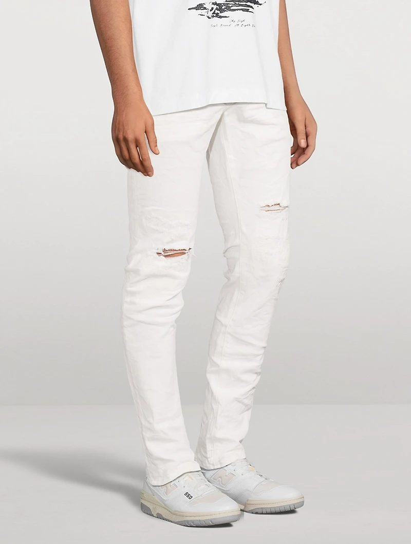 P001 Stretch Skinny Low-Rise Jeans