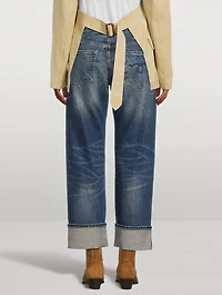 Romeo Straight-Leg Cropped Jeans