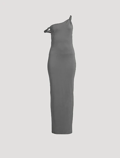 Sandwashed Jersey Twist Dress