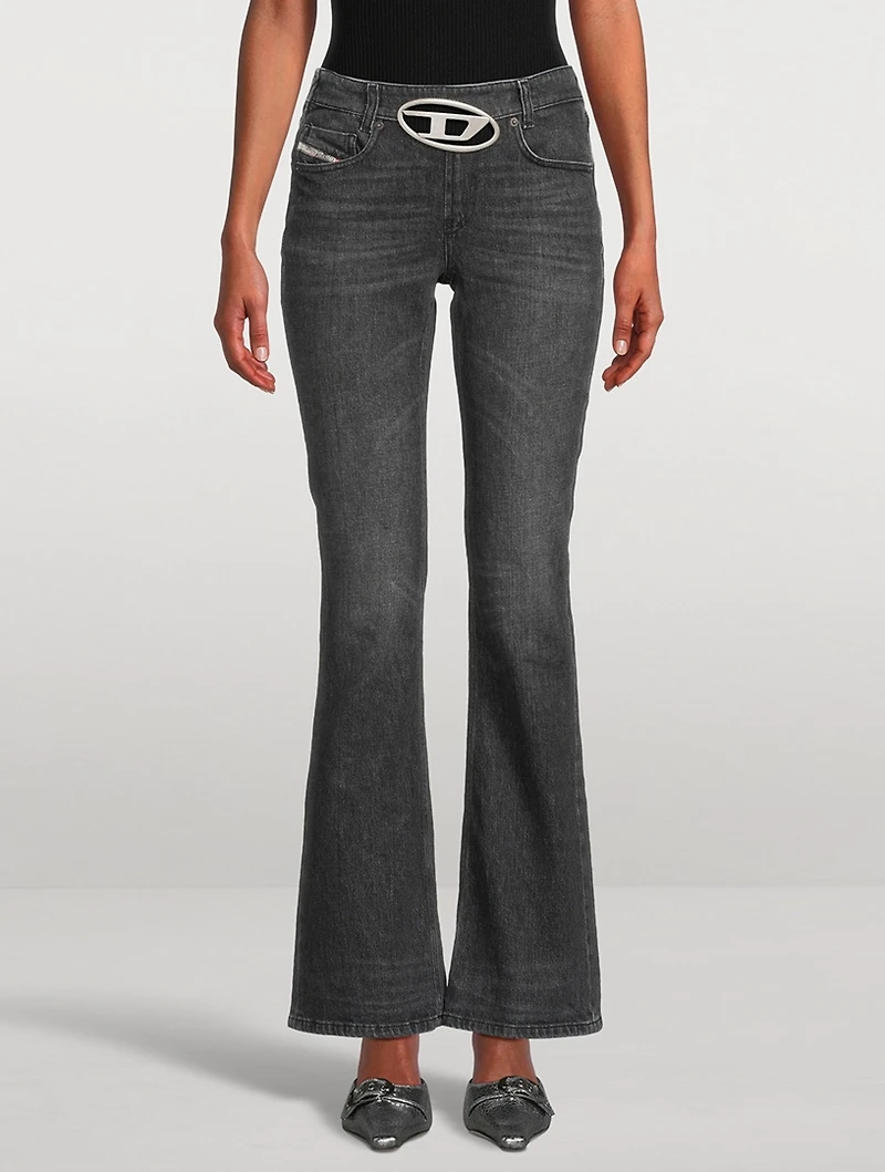 1969 D-Ebbey Cut-Out Flare Jeans