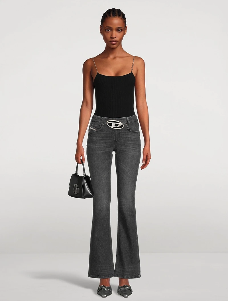 1969 D-Ebbey Cut-Out Flare Jeans