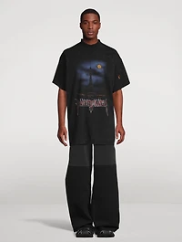 Paris Moon Oversized T-Shirt