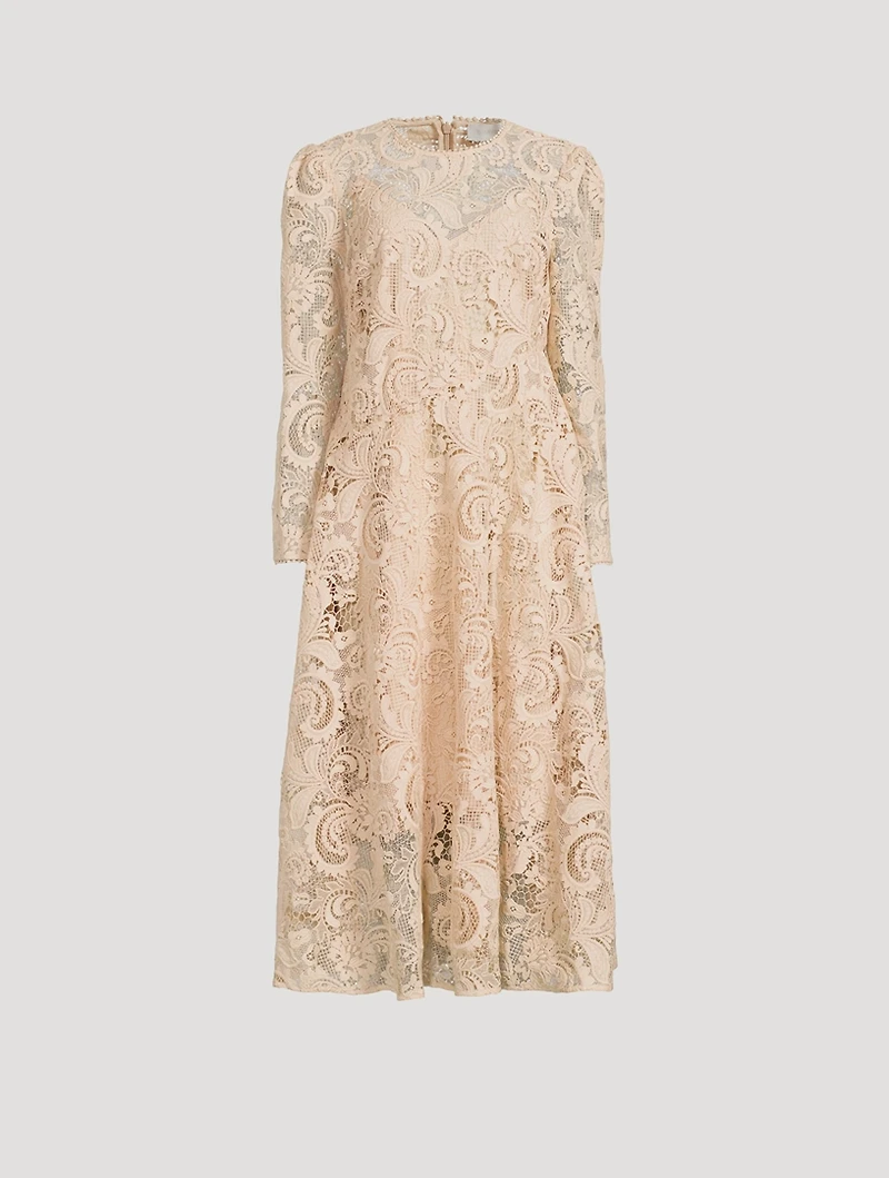 Waverly Lace Midi Dress