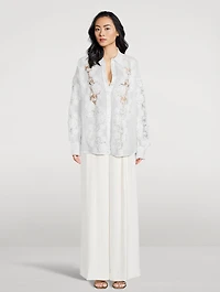 Halliday Floral Lace Shirt