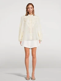 Halliday Belted Linen Shorts