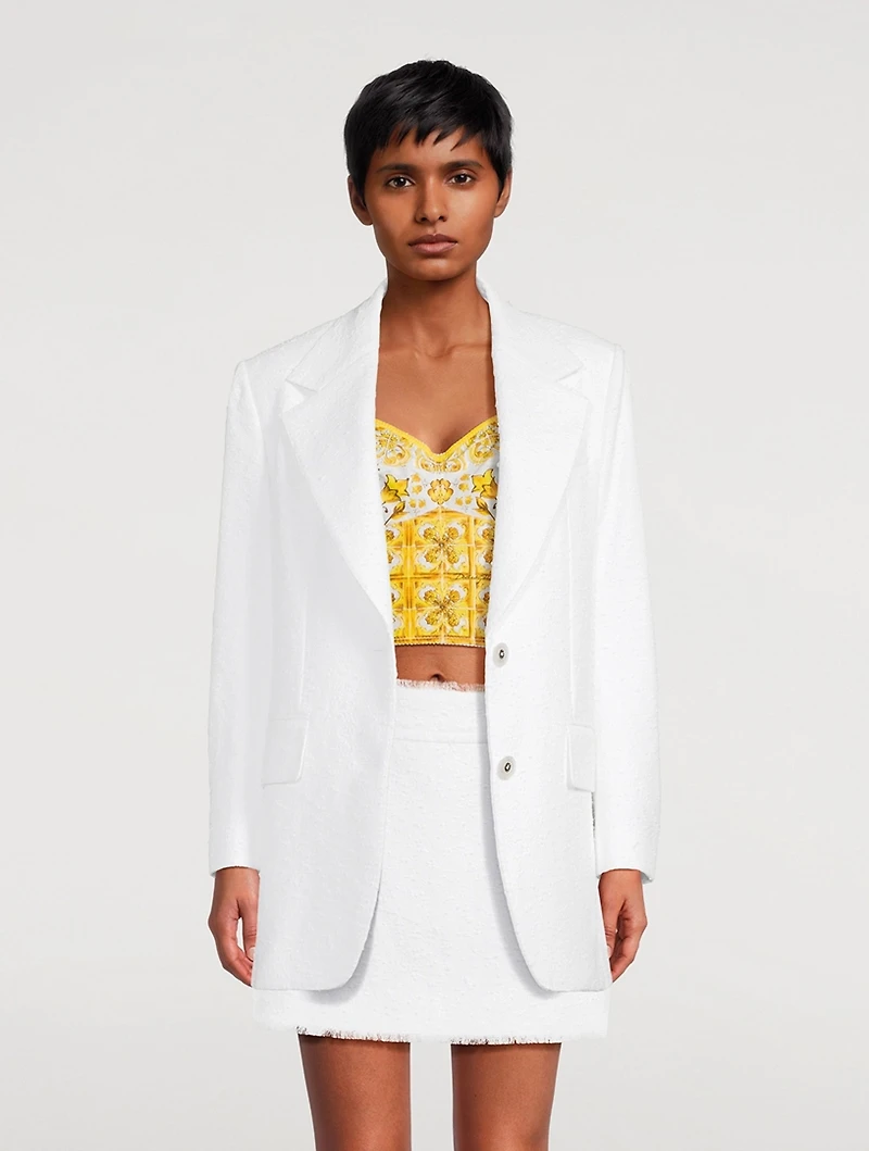 Raschel Tweed Blazer