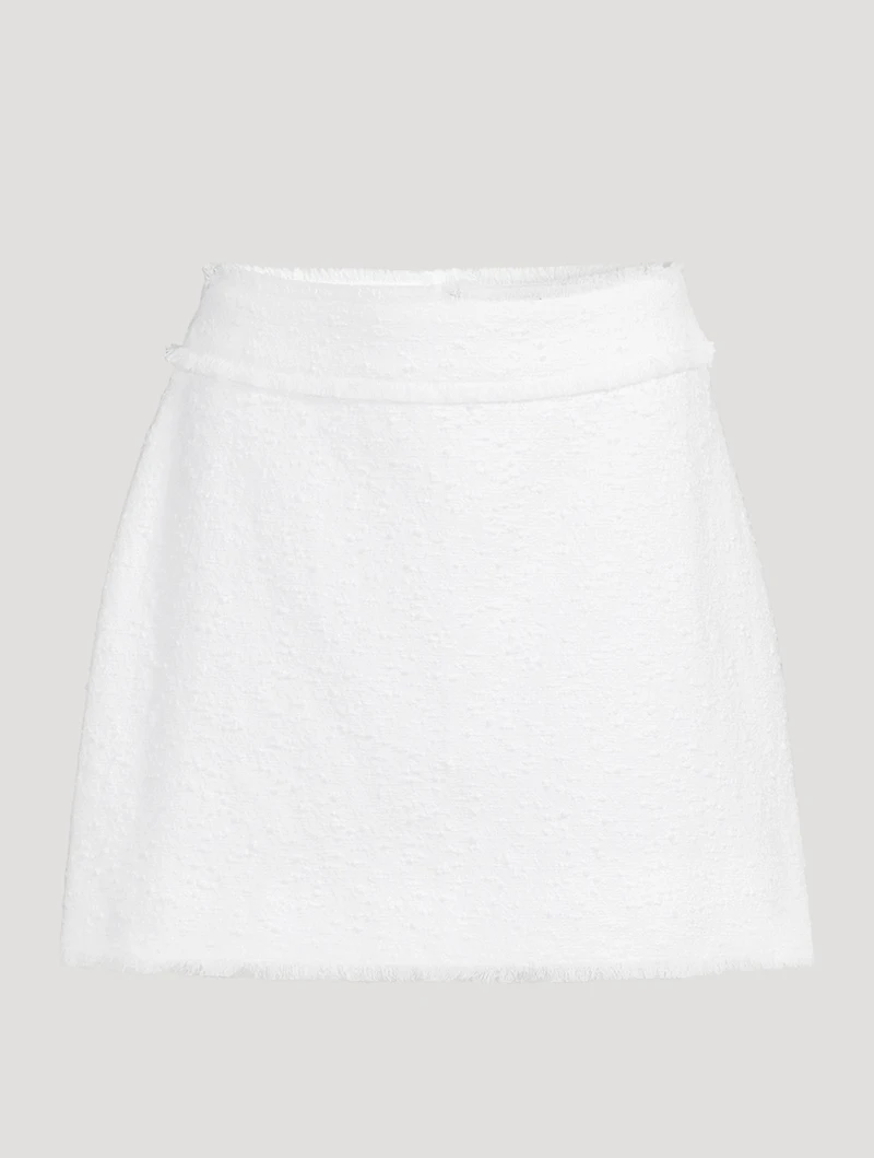 Raschel Tweed Mini Skirt