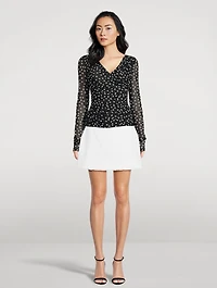 Raschel Tweed Mini Skirt