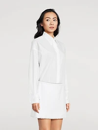 Embroidered Poplin Shirt