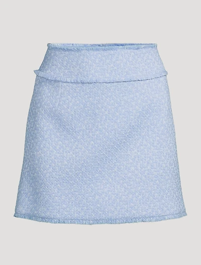 Raschel Tweed Mini Skirt