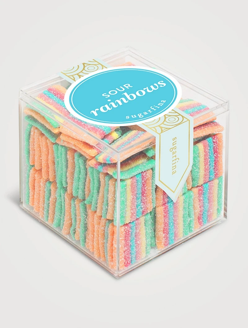 Large Sour Rainbows Candy Cube