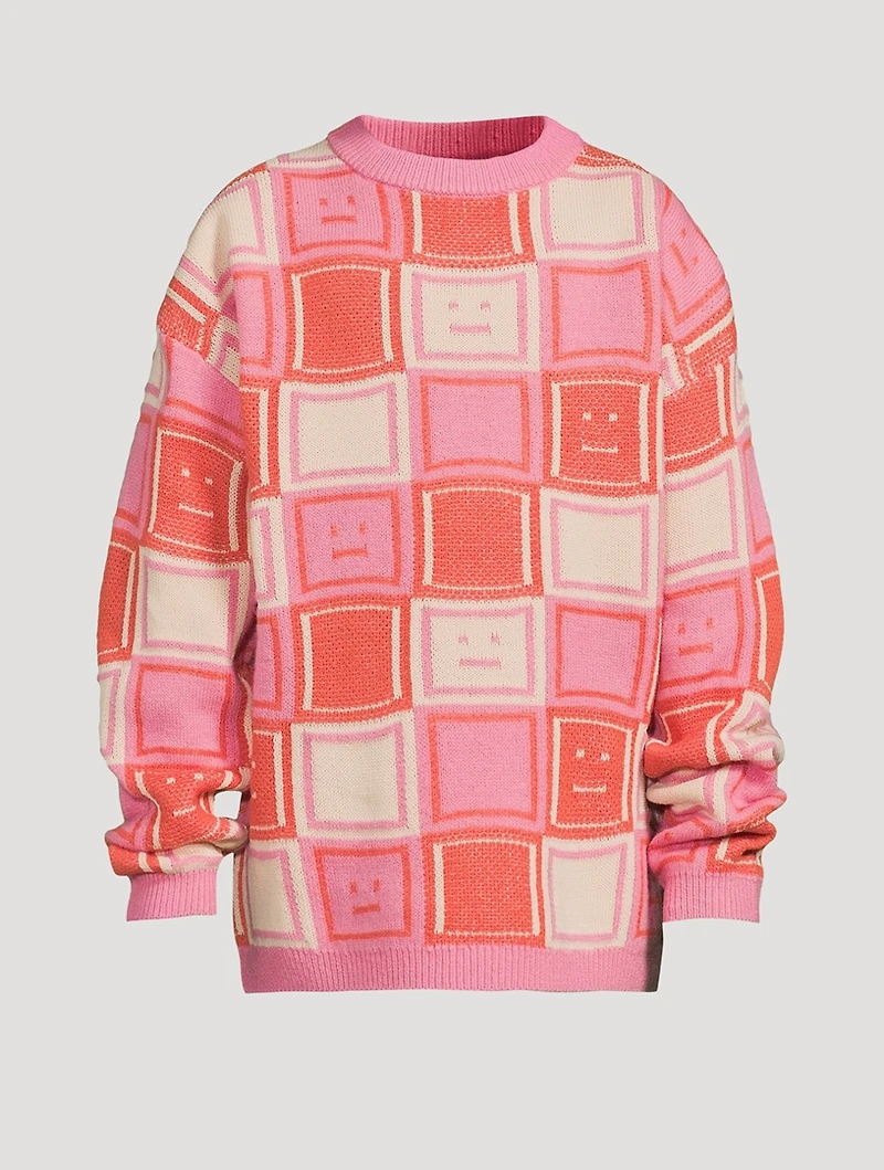 Face Jacquard Sweater