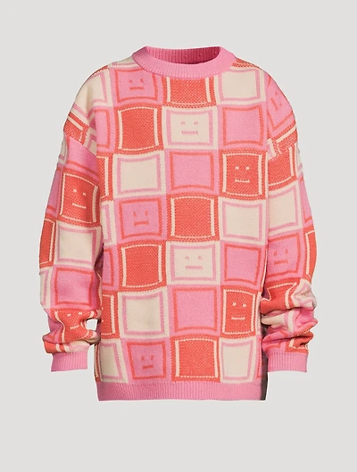 Face Jacquard Sweater