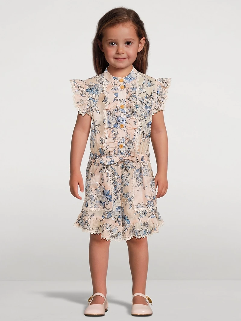 Halliday Frilled Playsuit