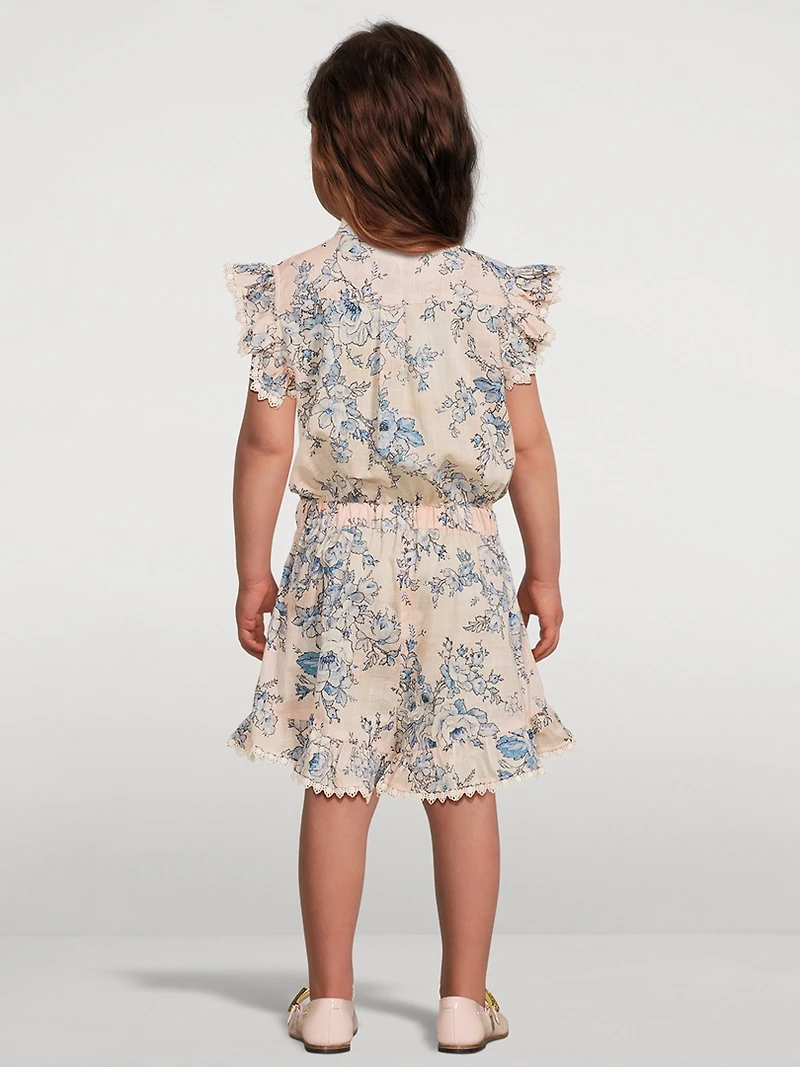 Halliday Frilled Playsuit