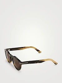 Round Horn Sunglasses
