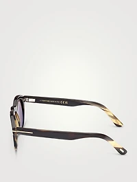 Round Horn Sunglasses