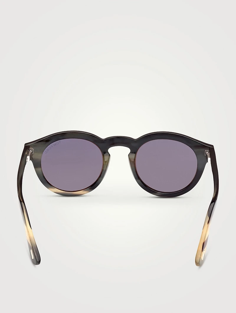 Round Horn Sunglasses