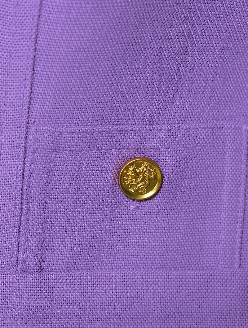 Duchess Linen Patch Pocket Blazer