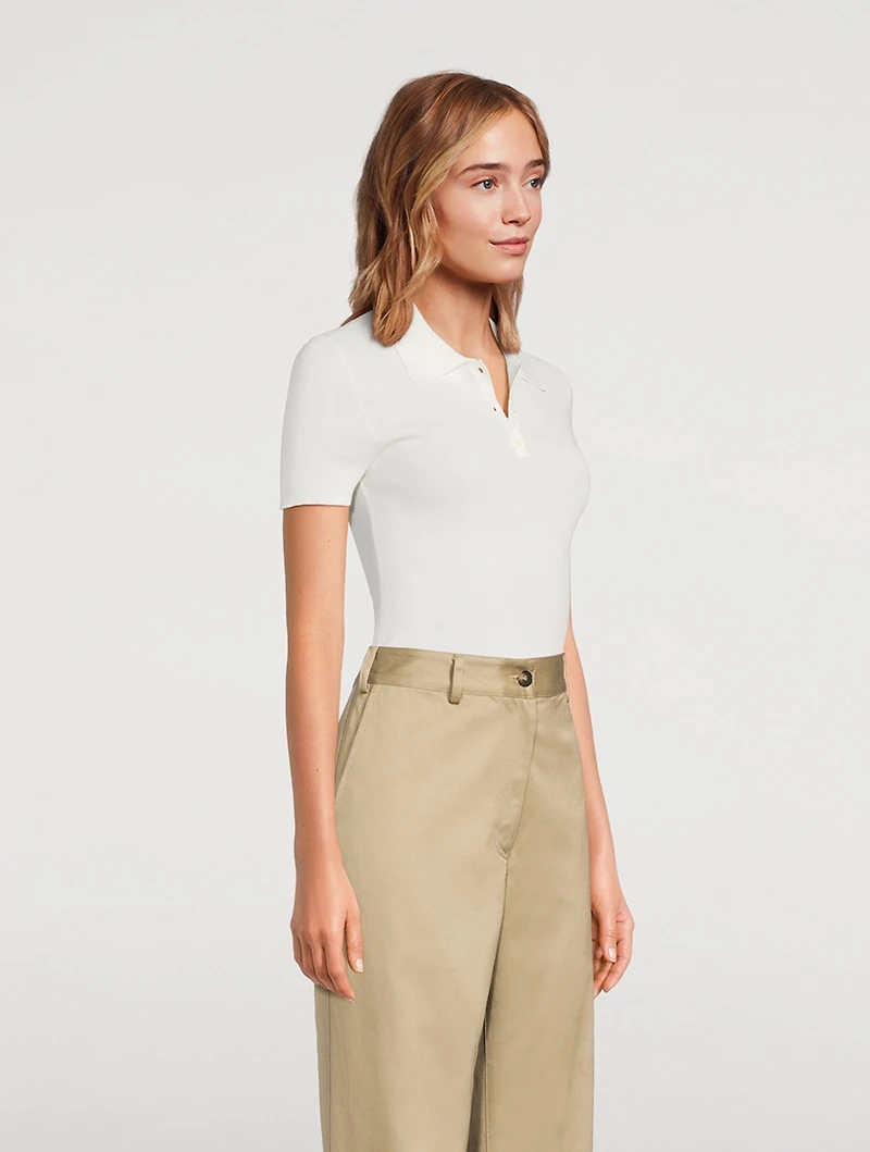 Solana Cotton Polo Sweater