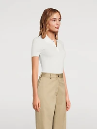 Solana Cotton Polo Sweater