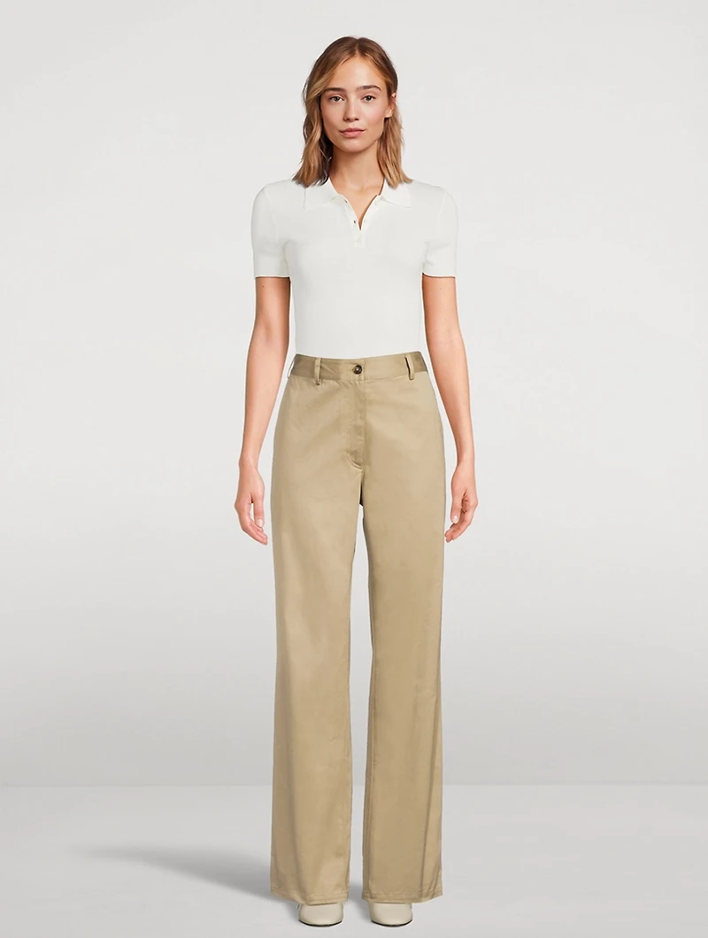 Solana Cotton Polo Sweater