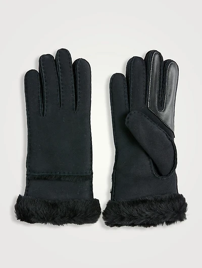 Sheepskin Seamed Tech Gloves