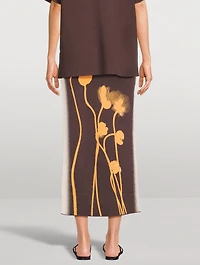 Lily Wavy Midi Skirt