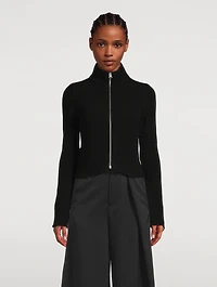 Zip-Front Cardigan