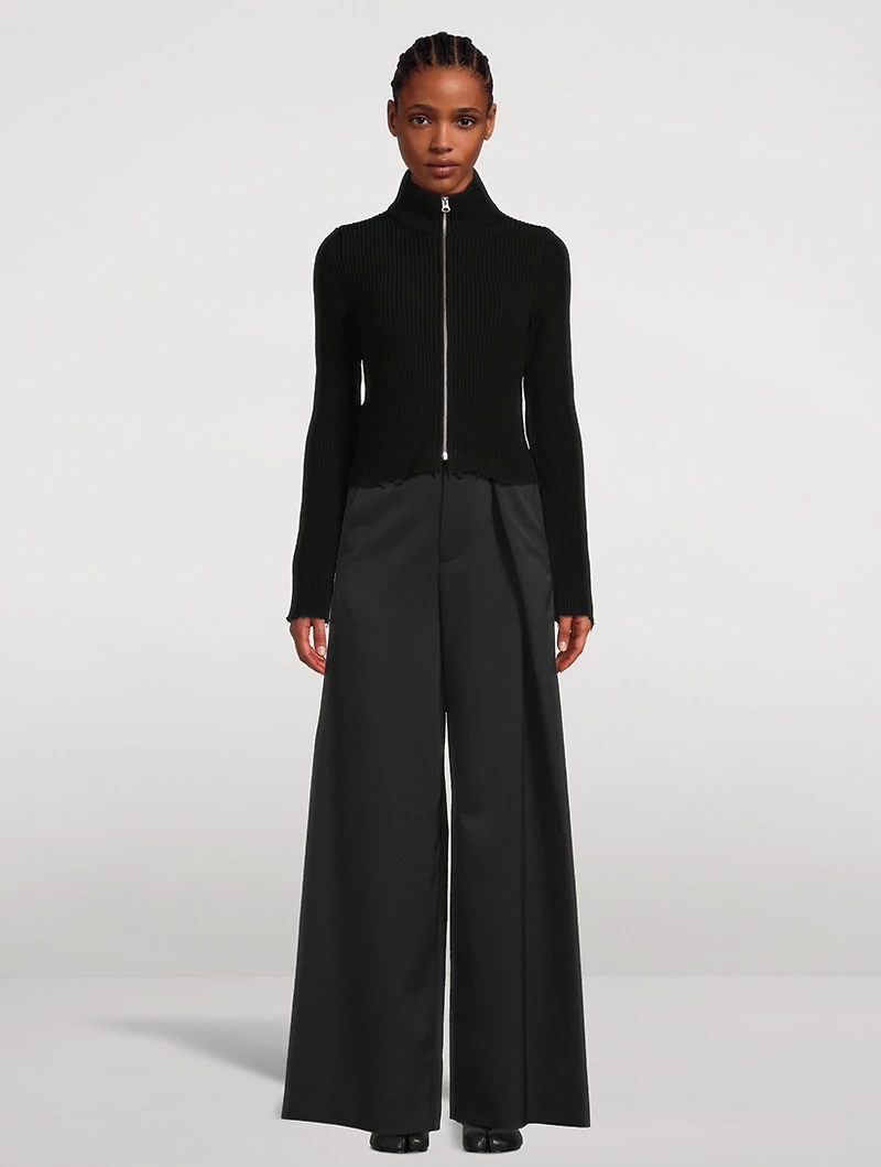 Zip-Front Cardigan