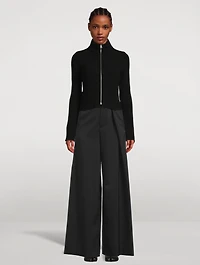 Zip-Front Cardigan