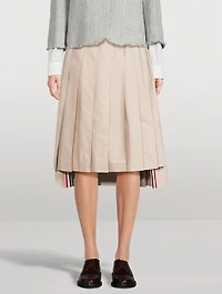 Pleated Midi Skirt