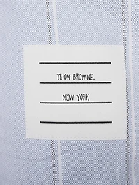 Cropped Oxford Shirt Stripe Print