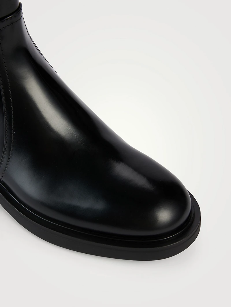 Martine Leather Ankle Boots