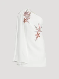 Chantara Embellished One-Shoulder Mini Dress