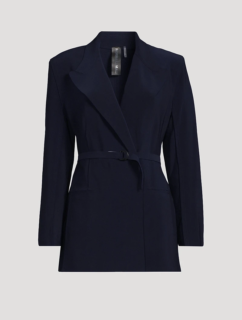 Double-Breasted Belted Jacket