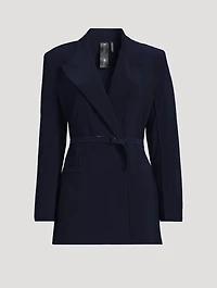 Double-Breasted Belted Jacket