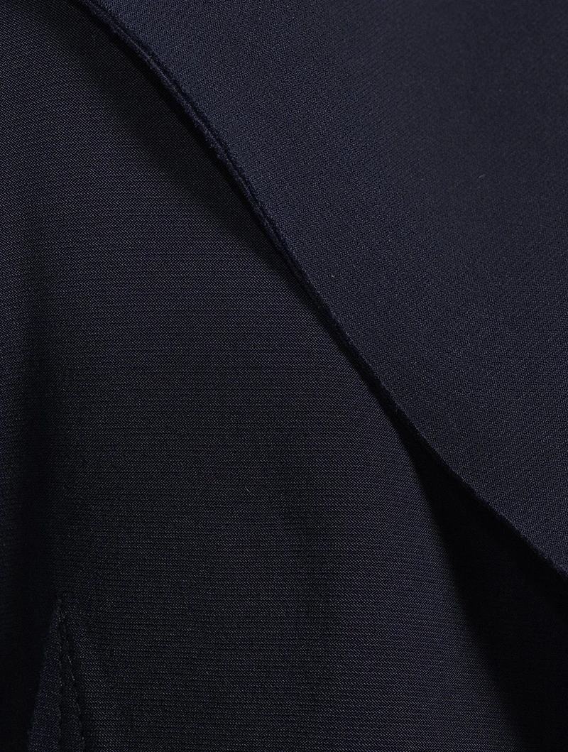 Double-Breasted Belted Jacket