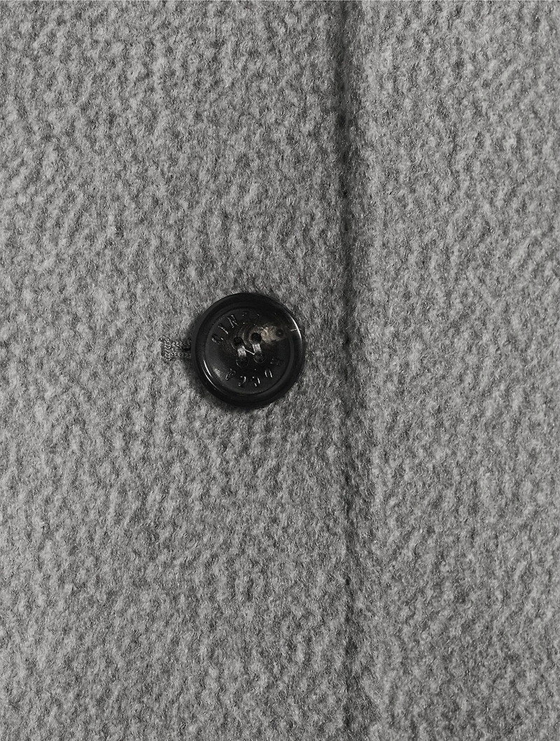 Single-Breasted Cashmere Coat