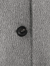 Single-Breasted Cashmere Coat