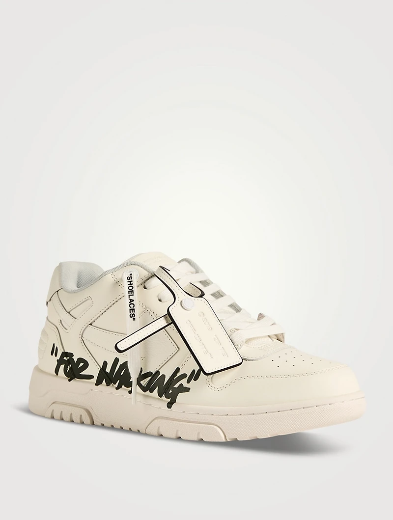 Out Of Office For Walking Leather Sneakers