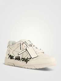 Out Of Office For Walking Leather Sneakers
