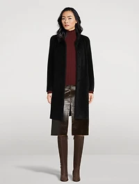 Wool-Alpaca Swing Coat