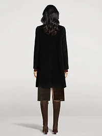Wool-Alpaca Swing Coat